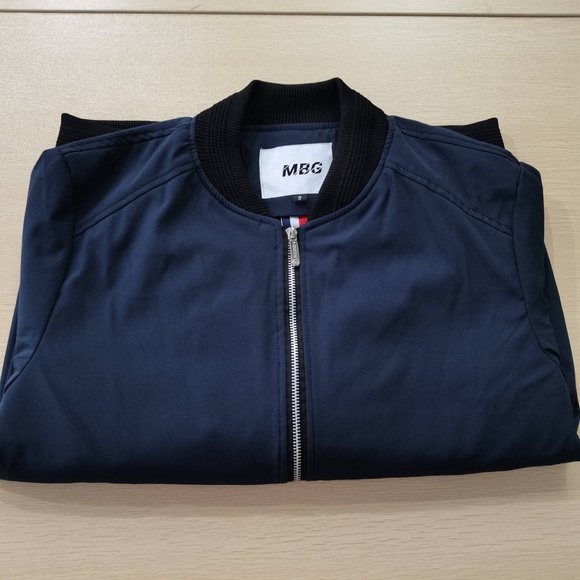 Men's Lightweight Softshell Coat Sportwear Zipper Windbreaker Bomber - Picture 8 of 8